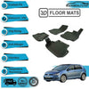 High Quality 4 Pcs 3D Floor Mats Fit For Volkswagen Golf 7 2013-2018 Black Color