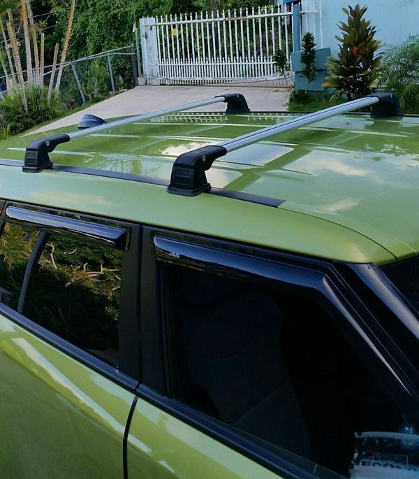 Kia Soul 2014-2019 Compatible Silver Roof Rack Cross Bars