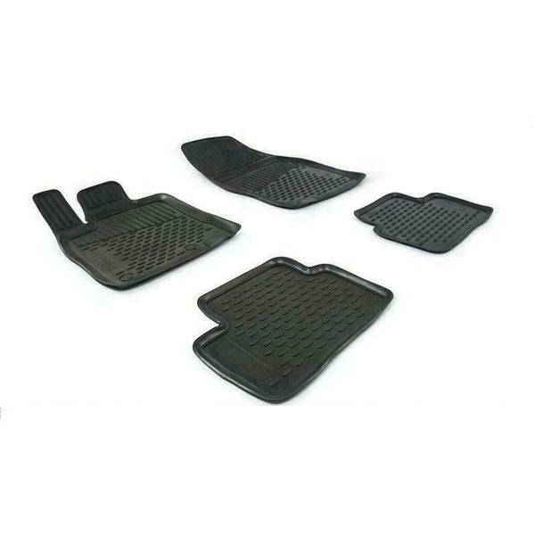 4 Pcs 3D Car Floor Mats Fit Hyundai i30 2012-2018 (Black)