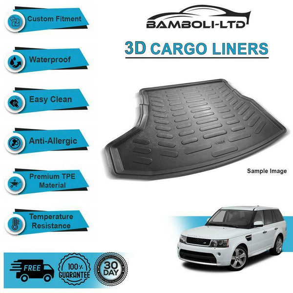 3D Cargo Liner Boot Liner Rear Trunk Mat For Range Rover Sport 2005 - 2012