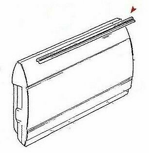 Door Window Seal Belt Window Rubber Scraper Brushes Mercedes Benz W114 W115 4 Pc 1167250065