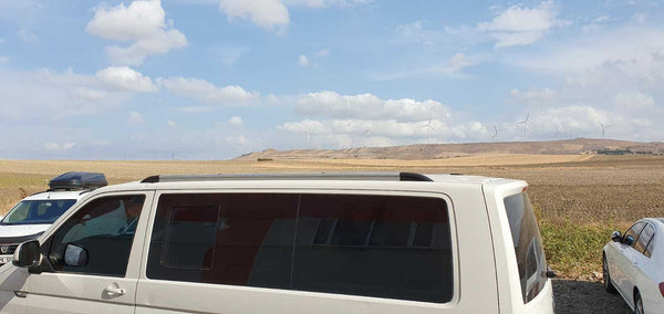 For Renault Trafic Silver Aluminium Roof Rails Side Bars Rare 2015> Up