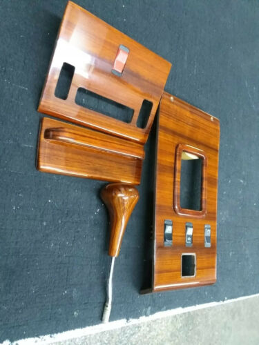 Mercedes R107 C107 W107 SL Class Compatible Zebrano Color Wood Trim Set