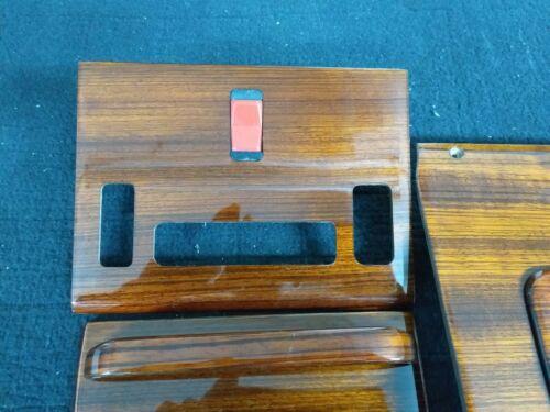 Mercedes R107 W107 SL Compatible Zebrano Color Shift Knob Climate Shift Frame Ashtray