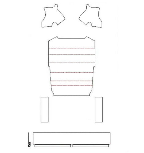 Volkswagen Beetle 1200/1300/1303 Perforated/Unperforated Headliner