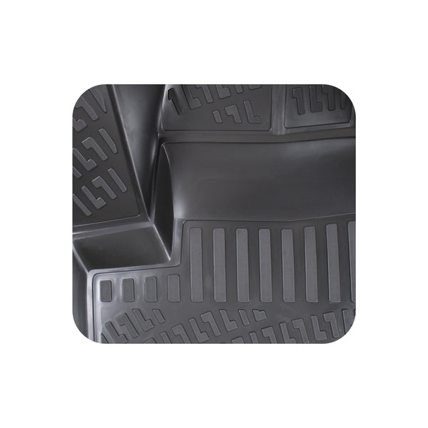 3D Molded Interior Car Floor Mat for Fiat 500 2007-2018