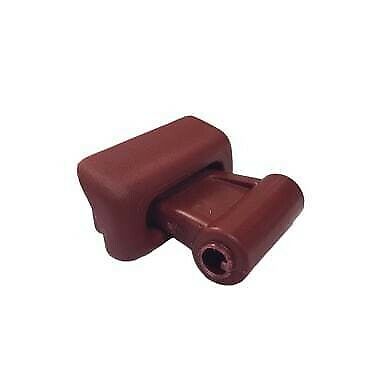 Mercedes R107 Sunvisor Clip 1 Male 1 Female Burgundy Color 1078110241