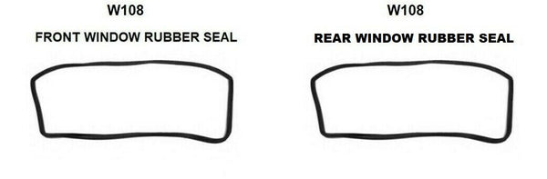 Mercedes Benz W108 Front Rear Windscreen Rubber Seal Gaskets 280S 250Se 280Se