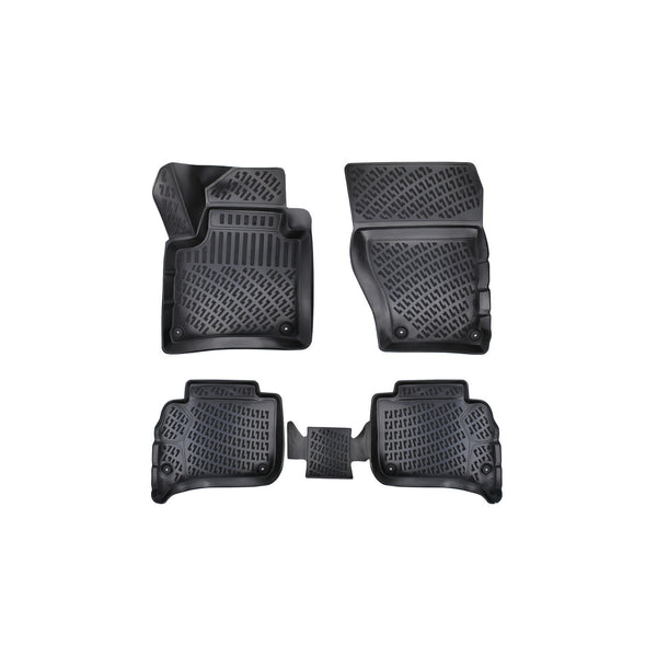 Custom Molded Rubber Floor Mat for Porsche Cayenne 2018 - Up Black