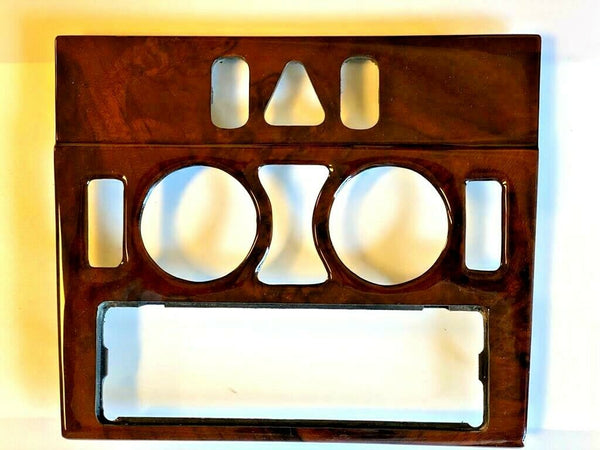 Mercedes W210 E Class Compatible Walnut Color Burl Climate Panel Console Center