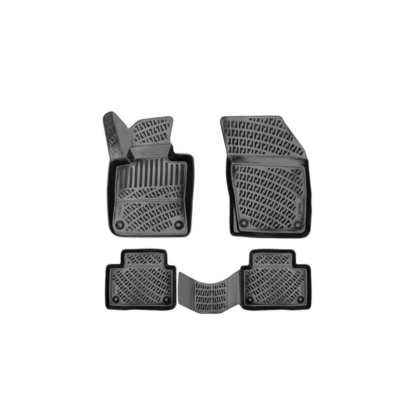 Custom Molded Rubber Floor Mat for Volvo S60 2019 - Up Black
