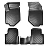 Custom Molded Rubber Floor Mat for Peugeot 208 2019 - Up Black