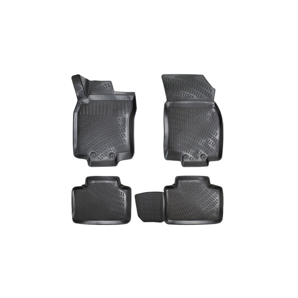 Custom Molded Rubber Floor Mat for Renault Koleos 2016 - Up Black