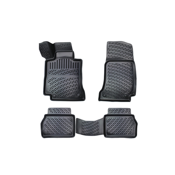 Custom Molded Rubber Floor Mat for Mercedes CLS C257 2018 - Up Black