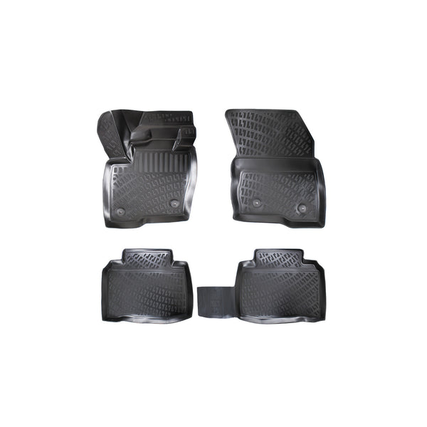 Custom Molded Rubber Floor Mat for Ford Galaxy 2014 - Up Black