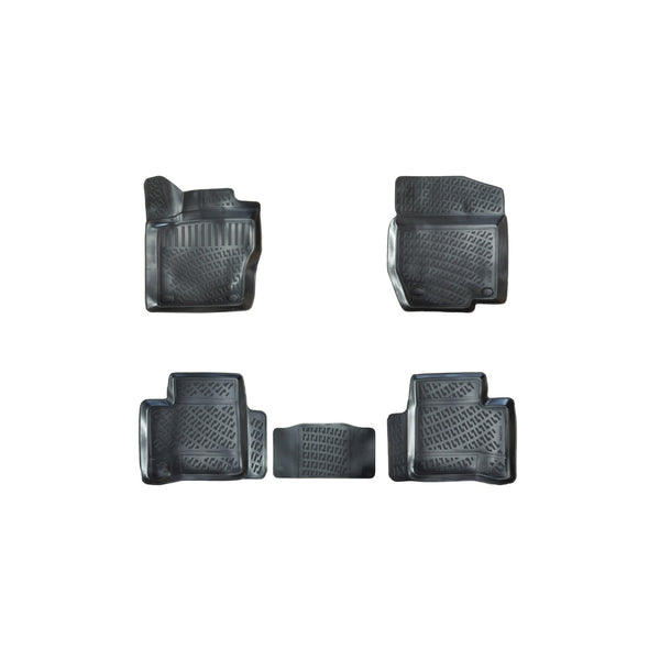 Custom Molded Rubber Floor Mat for Mercedes GL 2007-2012 Black