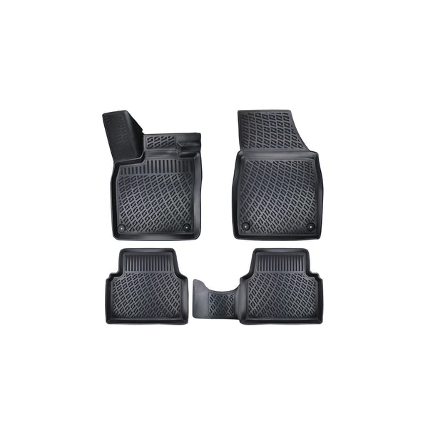 Custom Molded Rubber Floor Mat for Volkswagen ID.3 (Electric) 2020 - Up Black