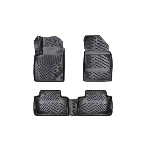 Custom Molded Rubber Floor Mat for Citroen C5 2001-2007 Black