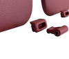 Sunvisor And Clips Set For Mercedes R107 W107 C107 Burgundy Color 1078100570 1078100610