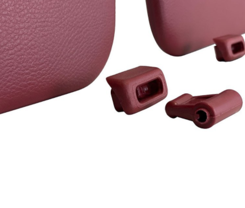Sunvisor And Clips Set For Mercedes R107 W107 C107 Burgundy Color 1078100570 1078100610