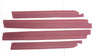 Door Sill Plate Rubber Protector Cover for Mercedes Benz W109 280 SEL 300 SEL 4 PCS Burgundy