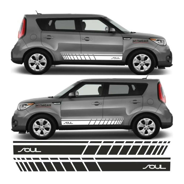 Sticker Decal Vinyl Door Molding Guard Stripes For Kia Soul 2014-2019