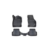 Custom Molded Rubber Floor Mat for Volkswagen Golf 8 MT 2019 - Up Black