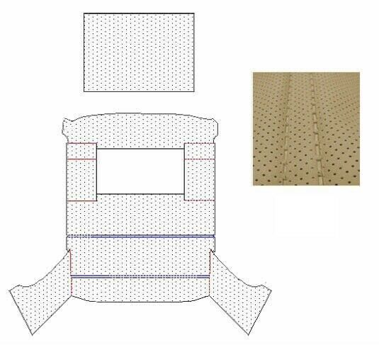 Mercedes W116 S Class 4 Door Interior Headliner Without Sunroof Fit Cream Color