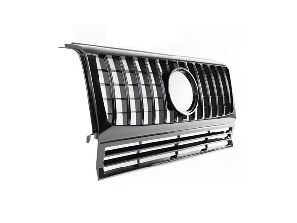 Mercedes G Class W463 GTR Style 2009-2018 Compatible Silver Front Grill Retrofit
