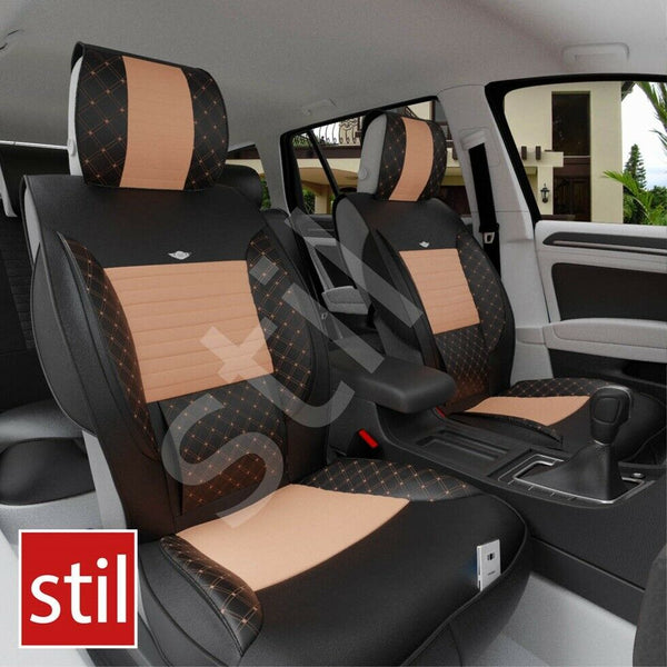 Universal Car Seat Cushion Cover Front And Rear Full Set Seat Pad Protector