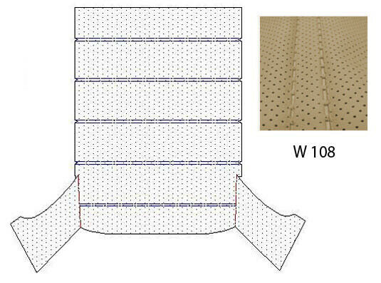 Mercedes W108 280 S Roof Ceiling Sky Headliner Perforated Without Sunroof Fit 1086900150