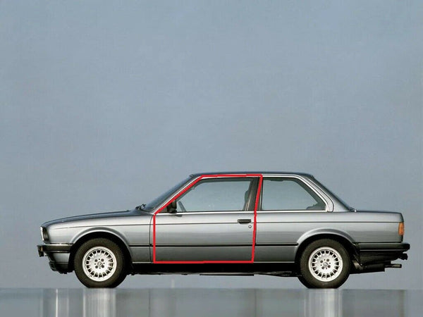 Door Body Seals Weatherstrip Inner Door Seal Gaskets For Bmw E30 Coupe 3 Series 82-93