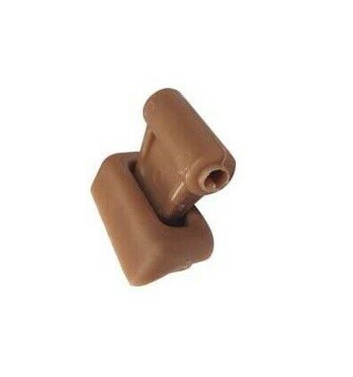 Mercedes R107 Sunvisor Clip 1 Male 1 Female Palomino Color 1078110241