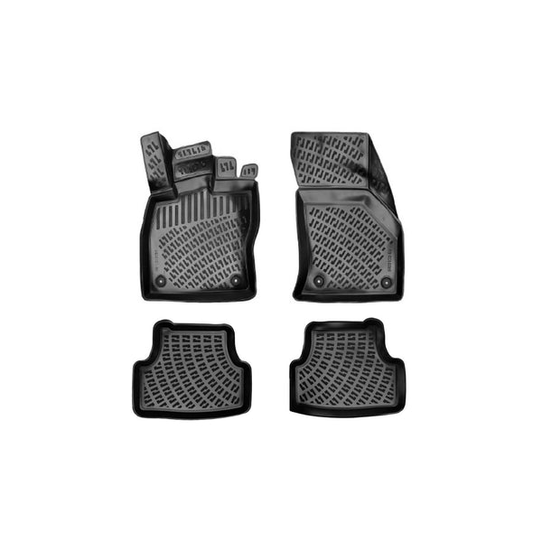 Custom Molded Rubber Floor Mat for Audi A1 2018 - Up Black