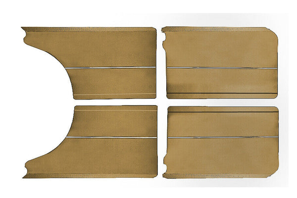 Mercedes W109 Sel 280Sel Long Door Panel With Chrome Trim Beige Color 4 Pcs Pair
