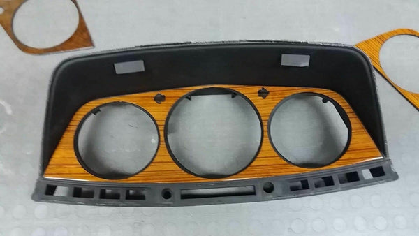 Mercedes W123 300D 200D 250D 240D Compatible Zebrano Color Speedometer Cover
