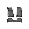 Custom Molded Rubber Floor Mat for Mercedes C-Class W203 2000-2007 Black