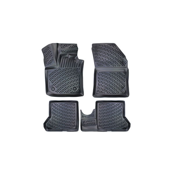 Custom Molded Rubber Floor Mat for Renault Express Combi 2021 - Up Black