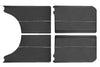 Mercedes W109 Sel 280Sel Long Door Panel With Chrome Trim Black 4 Pcs Pair