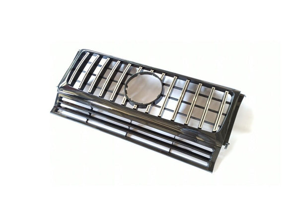 Mercedes G Class W463 GTR Style 2009-2018 Compatible Silver Front Grill Retrofit