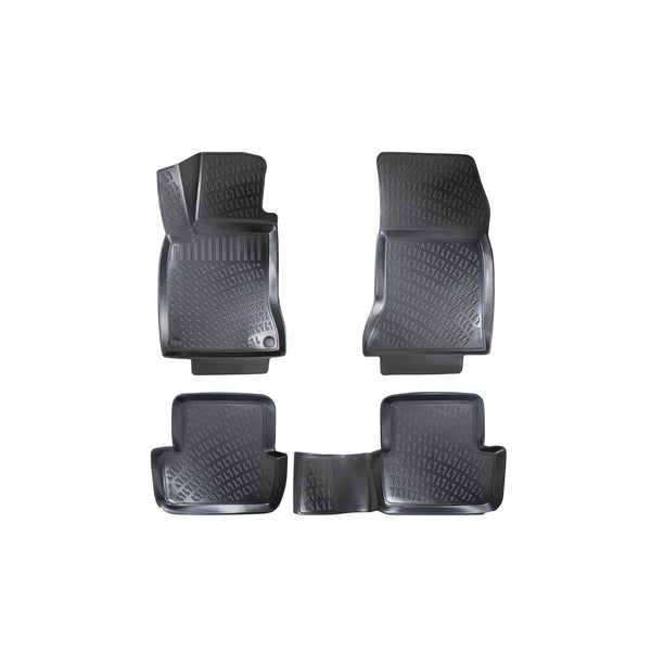 Custom Molded Rubber Floor Mat for Mercedes A-Class W177 HB 2018 - Up Black