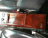 Mercedes W124 E-Class Compatible Walnut Color Wood Console Cassette Storage Center Box Insert