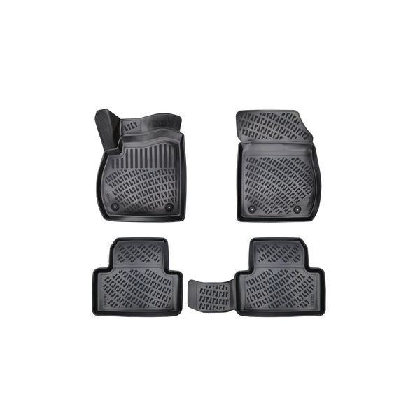Custom Molded Rubber Floor Mat for Opel Zafira C 2011-2019 Black