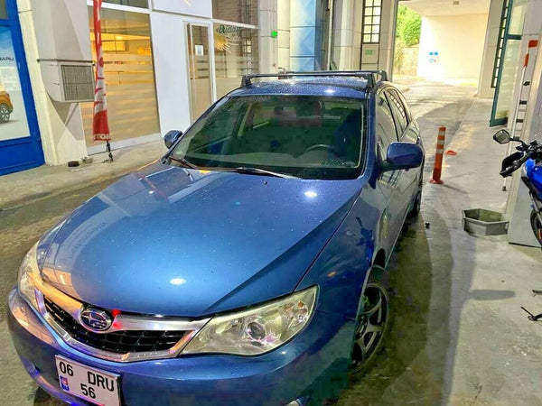 Black Roof Rack Cross Bar For Subaru Impreza 2008-2012 Wrx Sti Wagoon Hb Fixed