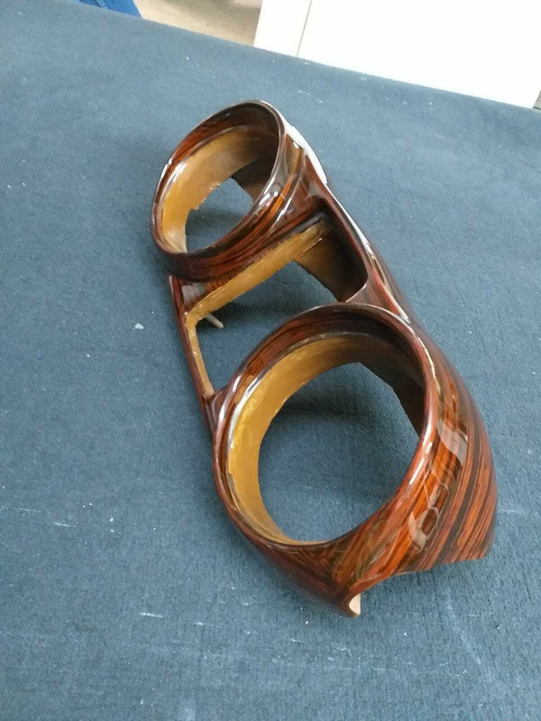 Mercedes W111 S-Class 1959-1968 Compatible Ebony Color Speedometer Dash Trim