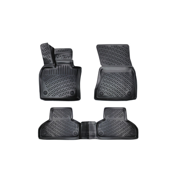Custom Molded Rubber Floor Mat for Bmw X6 2015-2019 Black