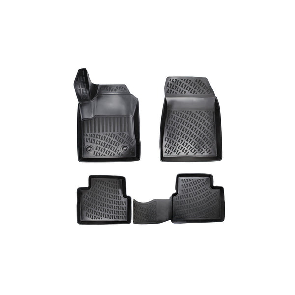 Custom Molded Rubber Floor Mat for Lancia Delta 2008-2014 Black