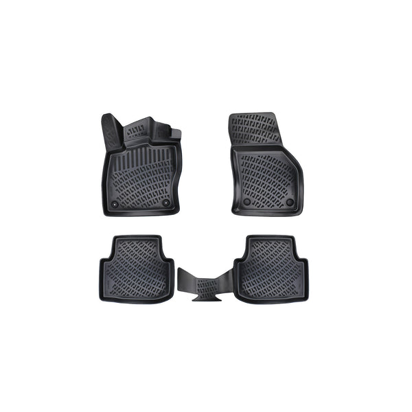 Custom Molded Rubber Floor Mat for Seat Leon AT 2020 - Up Black