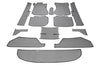 Mercedes Benz W114 W115 Sedan Complete Loop Carpet Set 13 Pieces Gray Color