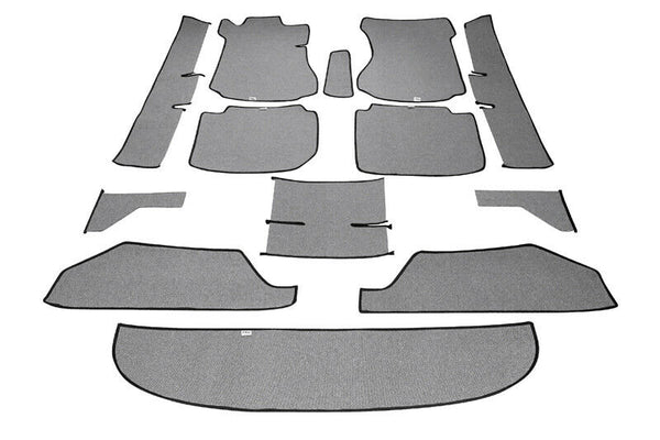 Mercedes Benz W114 W115 Sedan Complete Loop Carpet Set 13 Pieces Gray Color